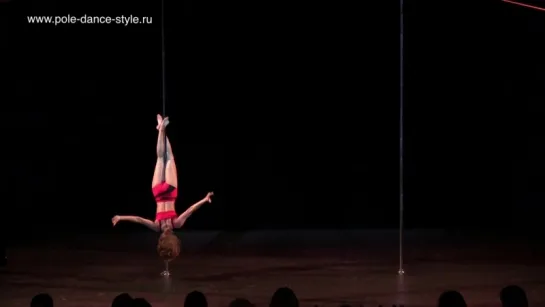 Алина Дятлова Artisric Pole (начинающие) - 2-й турнир студии Pole Dance Style.