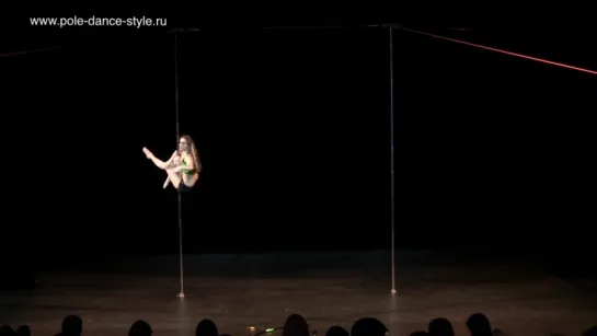 Земцова Дарья Artisric Pole (начинающие) - 2-й турнир студии Pole Dance Style.