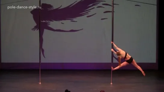 Дарья Земцова. Pole Art (начинающие). Третий турнир студии Pole Dance Style