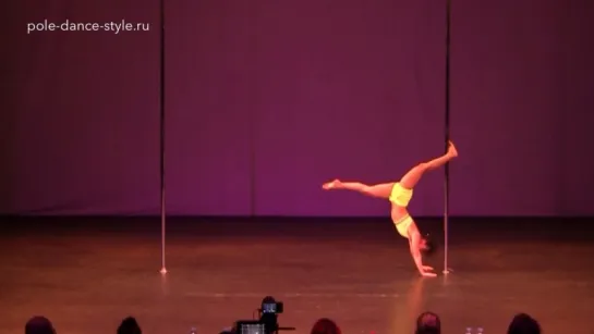 Лиля Чиченева. Pole Art (начинающие). Третий турнир студии Pole Dance Style