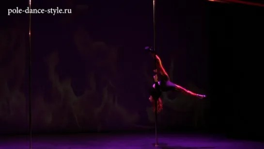 4 турнир студии Pole Dance Style. Exotic PD - продвинутые. Чиркунова Анна.