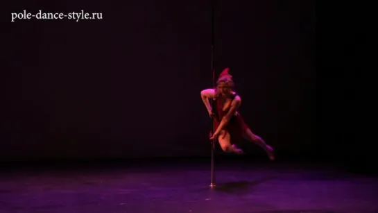 1 место - 4 турнир студии Pole Dance Style. Exotic PD - продолжающие. Румянцева Ольга.