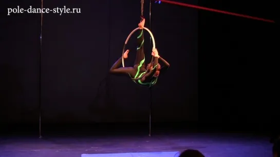 4 турнир студии Pole Dance Style. Кольцо. Зерова Юлия.