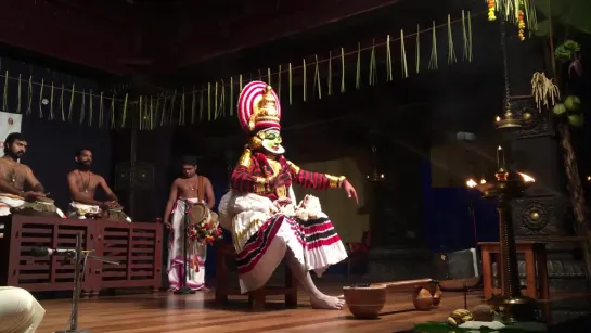 Kutiyattam, Sanskrit Theatre.Kerala Kalamandalam