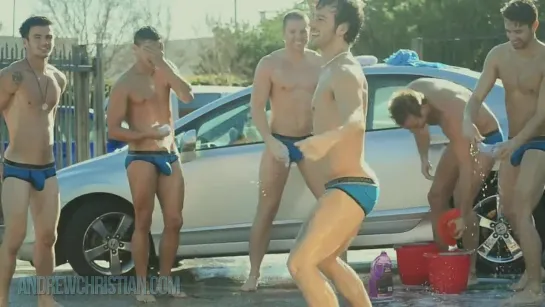 Andrew Christian Freshman Car Wash Remix... Now Dirtier Than Ever!