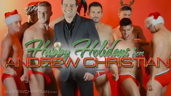 HUNKY SANTAS: THE HOLIDAY CARD (UNCENSORED) - Andrew Christian (ORIGINAL)