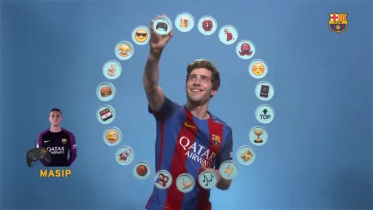 BARÇA EMOJIS Sergi Roberto