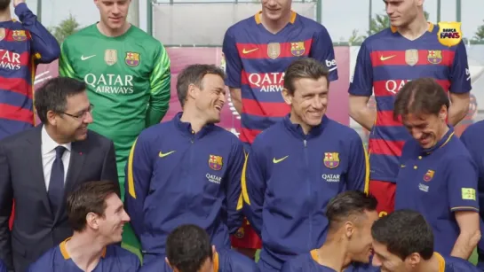 EL QUE NO S'HA VIST A LA FOTO OFICIAL DEL FCB!