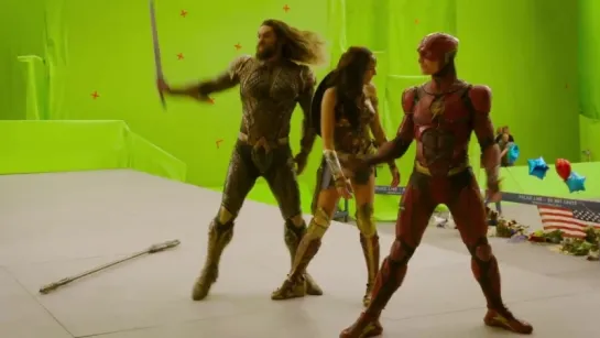 Justice League video goes behind the scenes