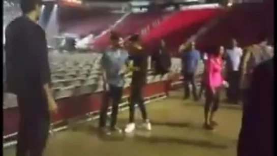 Sidharth rehearsing for #DreamTeam performance in Houston