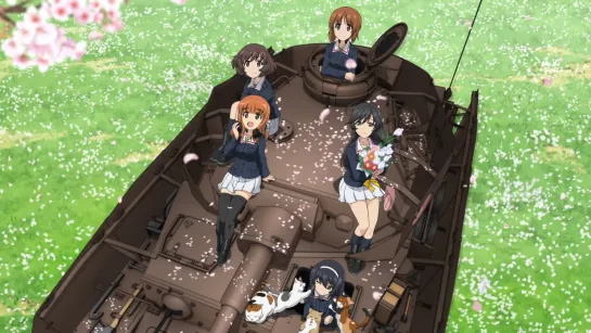 Девушки и танки: Финал / Girls & Panzer: Saishuushou Part 1-3