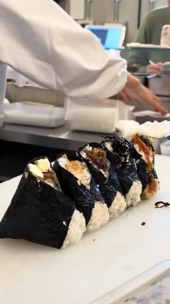 Onigiri Master in Tokyo, Japan