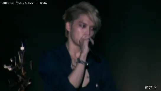 131103 김재중 1st Album Asia Tour concert - 친구라도 될껄 그랬어