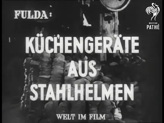 Küchengeräte aus Stahlhelmen (1946)