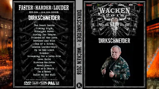 Dirkschneider - 'Wacken Open Air' 2018 (FHD)