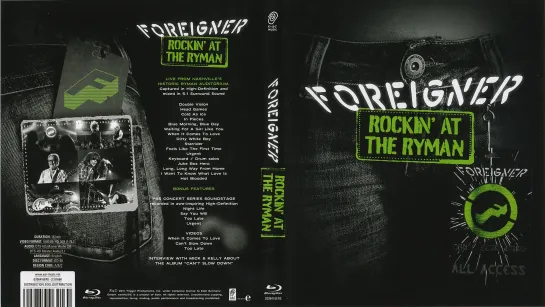 Foreigner - 'Rockin' At The Ryman' 2010 (FHD)