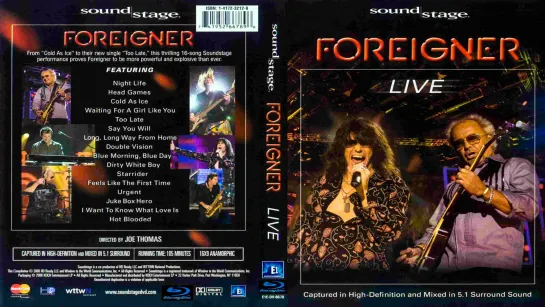 Foreigner - 'Soundstage' 2008 (FHD)