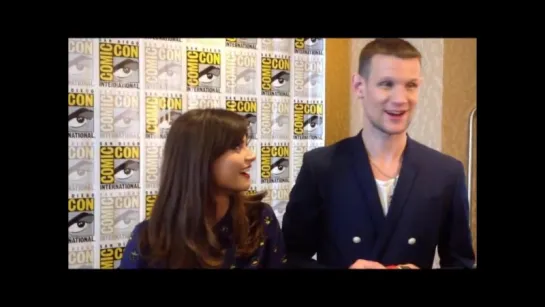 Matt Smith  Jenna Louise-Coleman Prank SDCC 2013