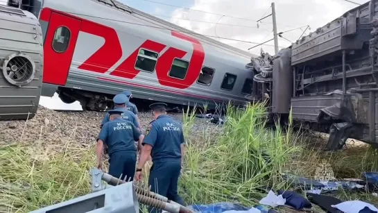 Количество пострадавших при сходе поезда в Волгоградской области увеличилось до 52 человек