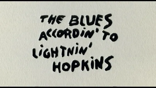 The Blues Accordin’ to Lightnin’ Hopkins (1968)