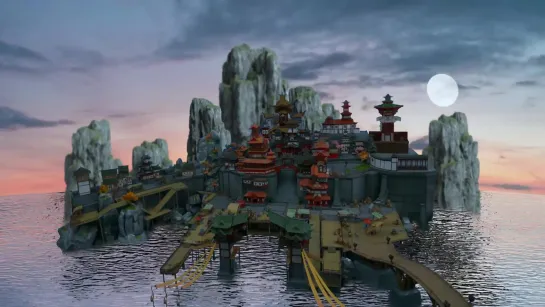 Liyue Harbor IRL that took 1000 hours of work