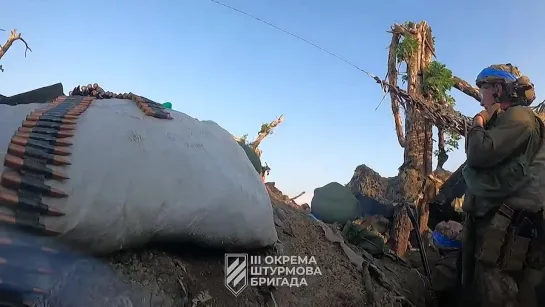 видео штурма российских позиций