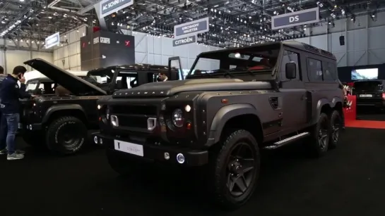 Land Rover Defender Flying Huntsman 6x6 Concept Unveiled at the Geneva Motor Show 2015