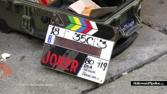 Joaquin Phoenix Falls Hard While Filming Joker in NYC