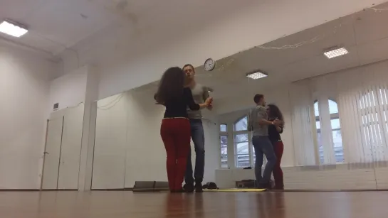 kizomba lady style lesson. salida