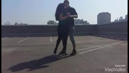 morning h2h kizomba on the roof. alex&darina