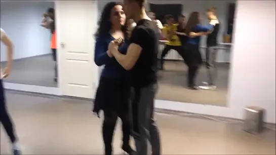 Занятие по Kizomba в студии FAMILIA CUBANA 06.03.2015