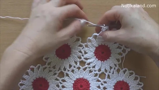 CROCHET Flower Motif Easy Tutorial HOW TO JOIN MOTIFS