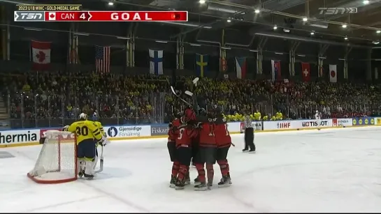 WOW! Canada is on fire as Piper Grober makes it 🇨🇦4-0! #U18WomensWorlds