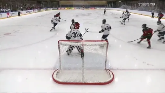 🚨GOAL! Abby Stonehouse tips a shot from Emmalee Pais to give 🇨🇦 a 1-0 lead! #U18WomensWorlds