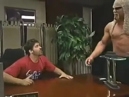 WCW Nitro: Scott Steiner & Vince Russo - Backstage (28 Августа 2000)