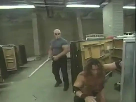 WCW Thunder: Scott Steiner Attacks Chuck Palumbo (30 Августа 2000)