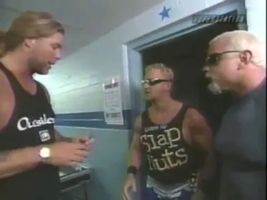 WCW Thunder: Scott Steiner, Kevin Nash, Jeff Jarrett - Backstage (30 Августа 2000)