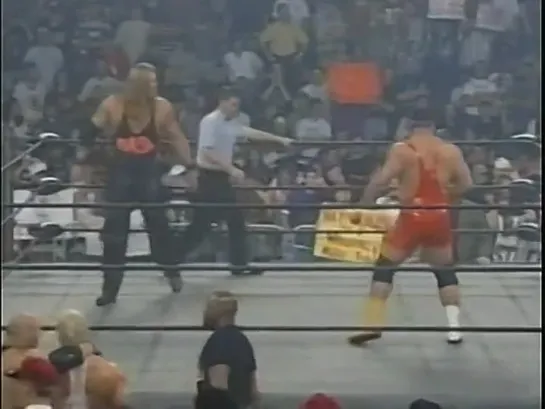 WCW Thunder: Kevin Nash Vs. Rick Steiner [w /Scott Steiner & nWo] (9 Апреля 1998)