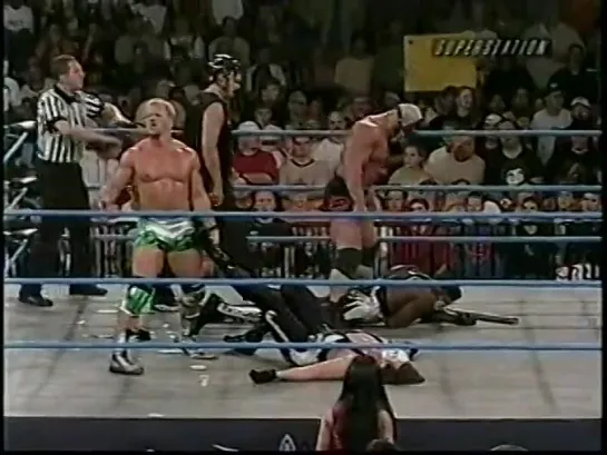 WCW Thunder: Scott Steiner & Jeff Jarrett Vs. Booker T & Sting (20 Сентября 2000)