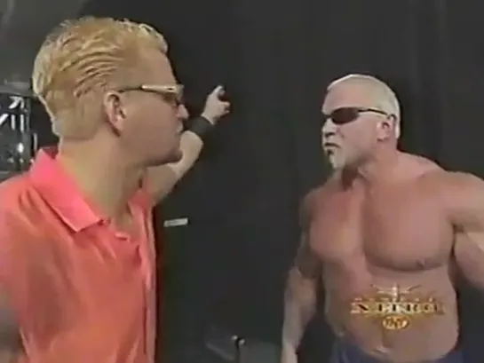 WCW Nitro: Scott Steiner & Jeff Jarrett - Backstage (8 Января 2001)