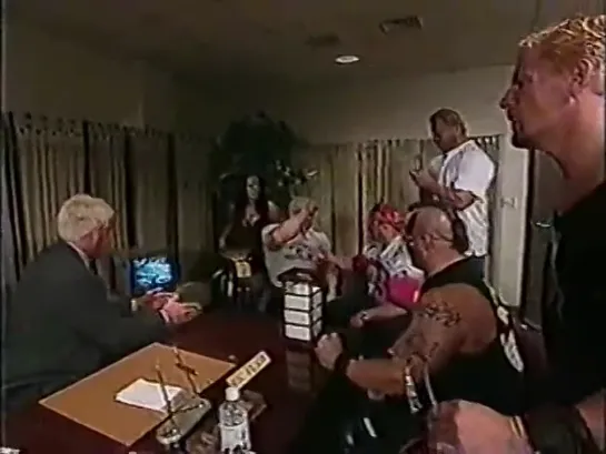 WCW Thunder: Scott Steiner, Ric Flair, Buff Bagwell, Lex Luger, Road Warrior Animal, Jeff Jarrett - Segment (24 Января 2001)