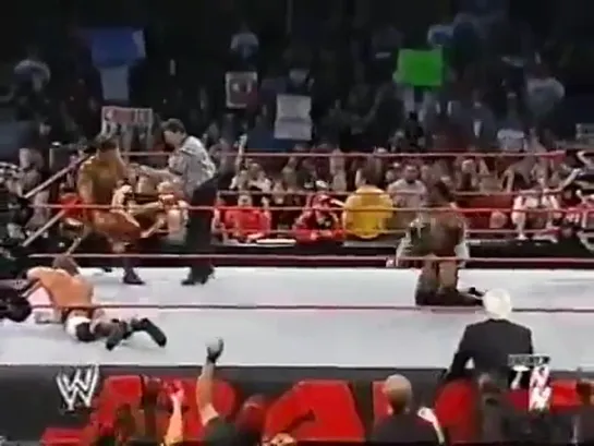 WWE RAW: Scott Steiner & Booker T Vs. Triple H & Batista (17 Февраля 2003)