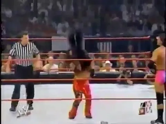 WWE RAW: Scott Steiner, Kevin Nash & Trish Stratus Vs. Test, Stevie Richards & Victoria (14 Июля 2003)