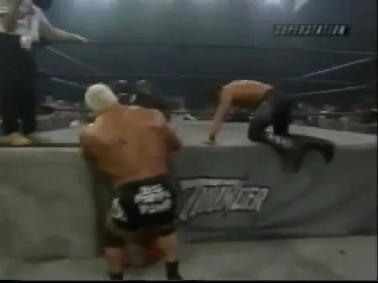 WCW Thunder: Scott Steiner helps Buff Bagwell (4 Марта 1999)