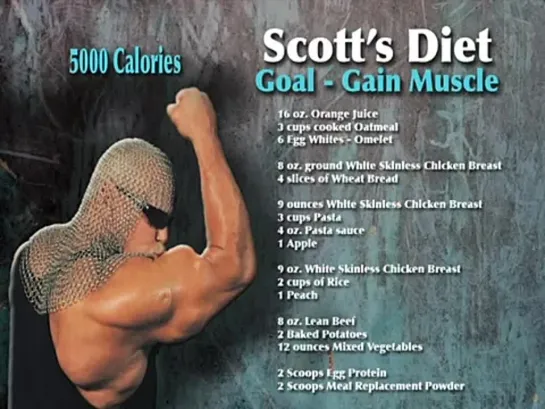 Scott Steiner diet advice for FAT ASSES & pencil necks