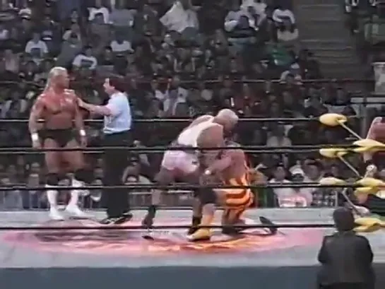 WCW Spring Stampede: Scott Steiner & Buff Bagwell Vs. Rick Steiner & Lex Luger (19 апреля 1998)