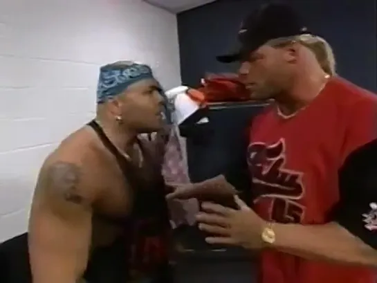 WCW Starrcade: Scott Steiner, Buff Bagwell, Konnan - Backstage (27 декабря 1998)