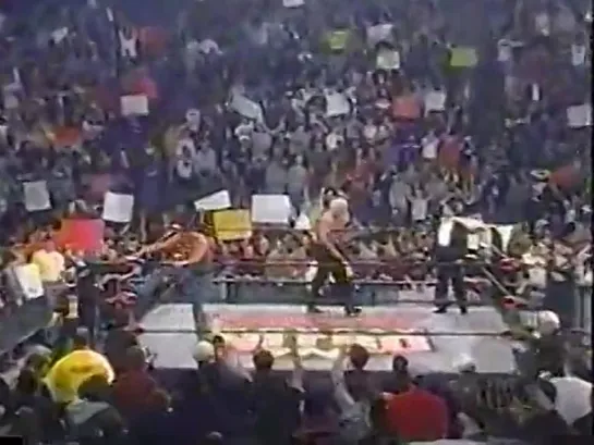 WCW Nitro: Scott Steiner Kicks Buff Bagwell Out The NWO (15 Марта 1999)