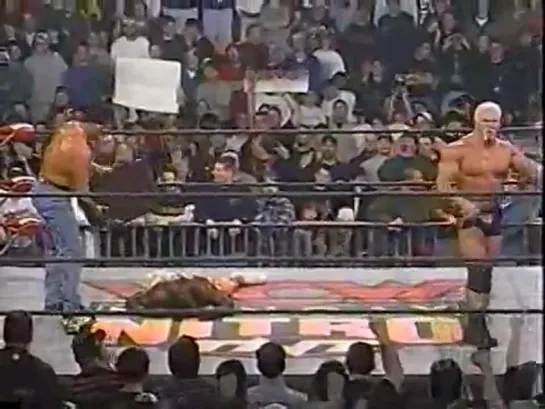 WCW Nitro: Scott Steiner (w/ Buff Bagwell) Vs. Booker T (8 Марта 1999)