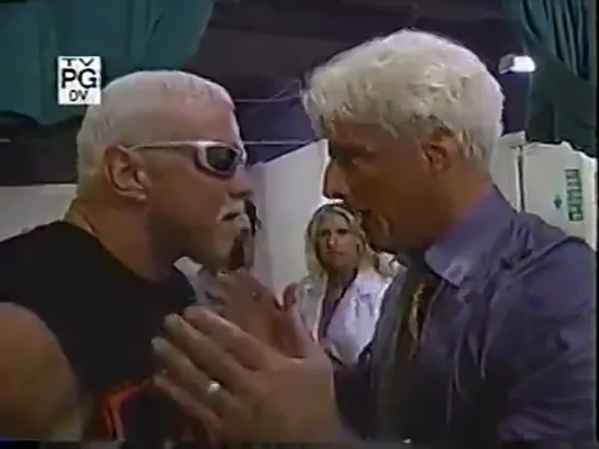 WCW Nitro: Scott Steiner & Ric Flair - Backstage (3 Мая 1999)